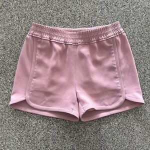 J Crew Crepe Pull On Shorts‎ Women's 0 Soft Pink High Waist Lined